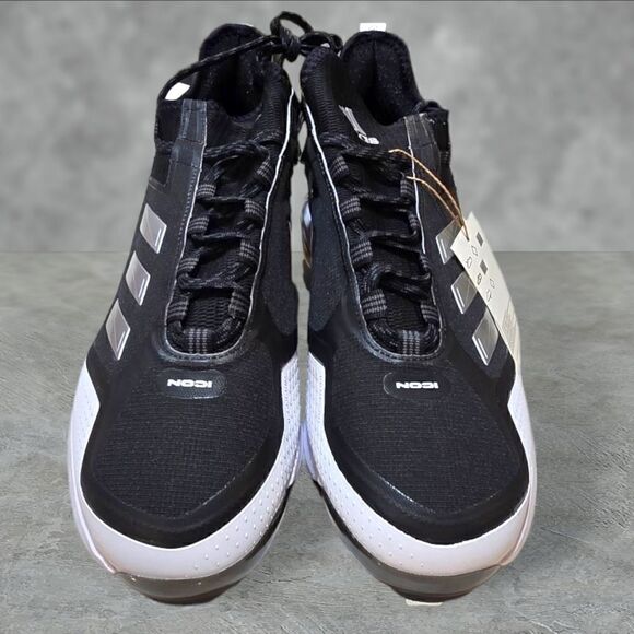 Men\'s Adidas Icon 7 Boost Metal Baseball Cleat Black/White SZ 12.5 NEW FY4178 main image 9